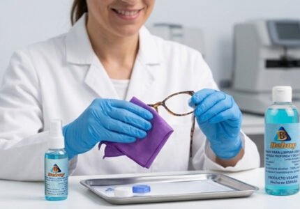 kit completo limpiar pantallas lentes y gafas bebuy producto vegano sin alcohol hecho en España